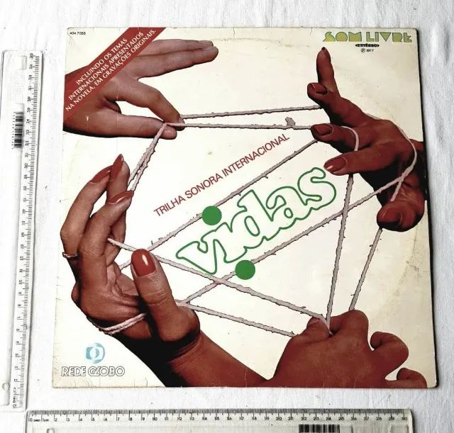 Disco Vinil - LP - Novela da Globo - Duas Vidas - 1977