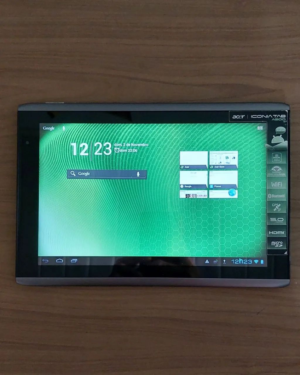 TABLET A500 ACER64296586038657120