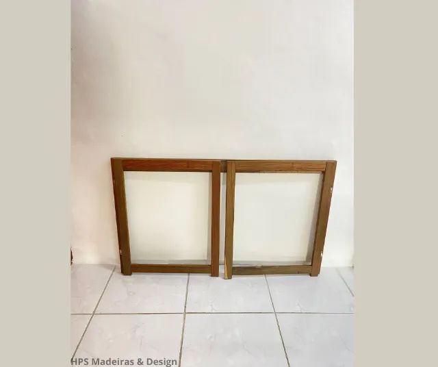 Mesa de Madeira Portátil Dobrável Marrom - Foto 3
