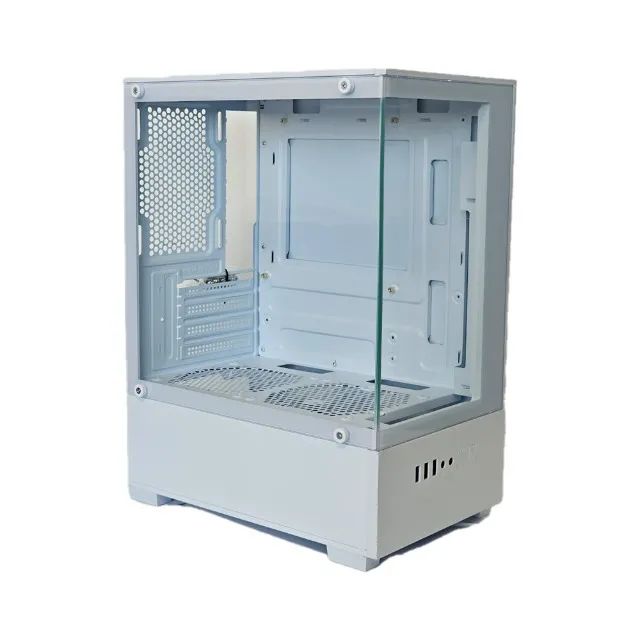 Gabinete Gamer Duex DXJ250-2 WH White *Sem Fan* - Micro-ATX, Mini-ITX - WZetta