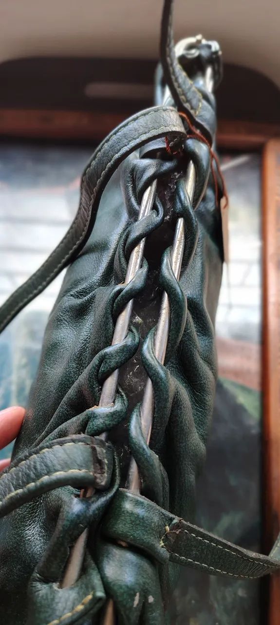 Bolsa Vintage de couro  - Foto 2