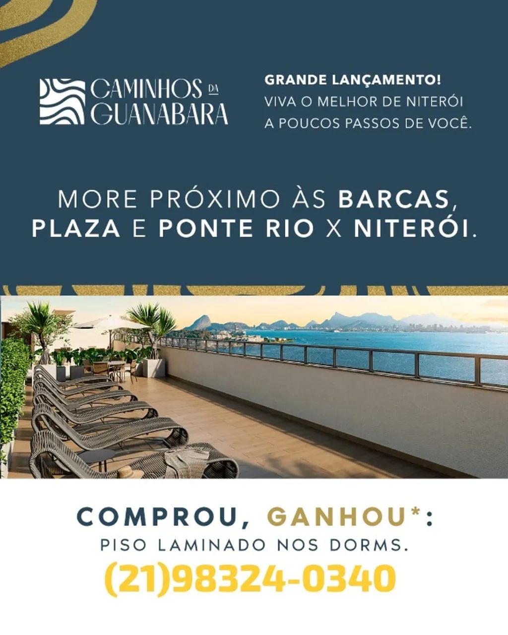 Apartamentos no Centro de Niterói, 2 quartos, Varanda,  Suíte e lazer completo - Foto 2