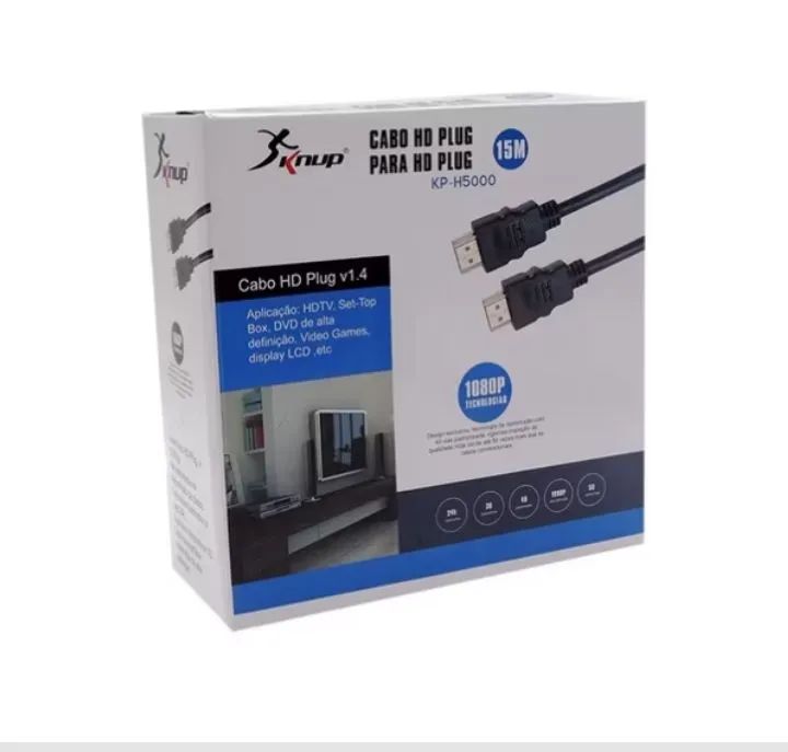 Cabo HDMI 1.4 15 Metros - 1080P 