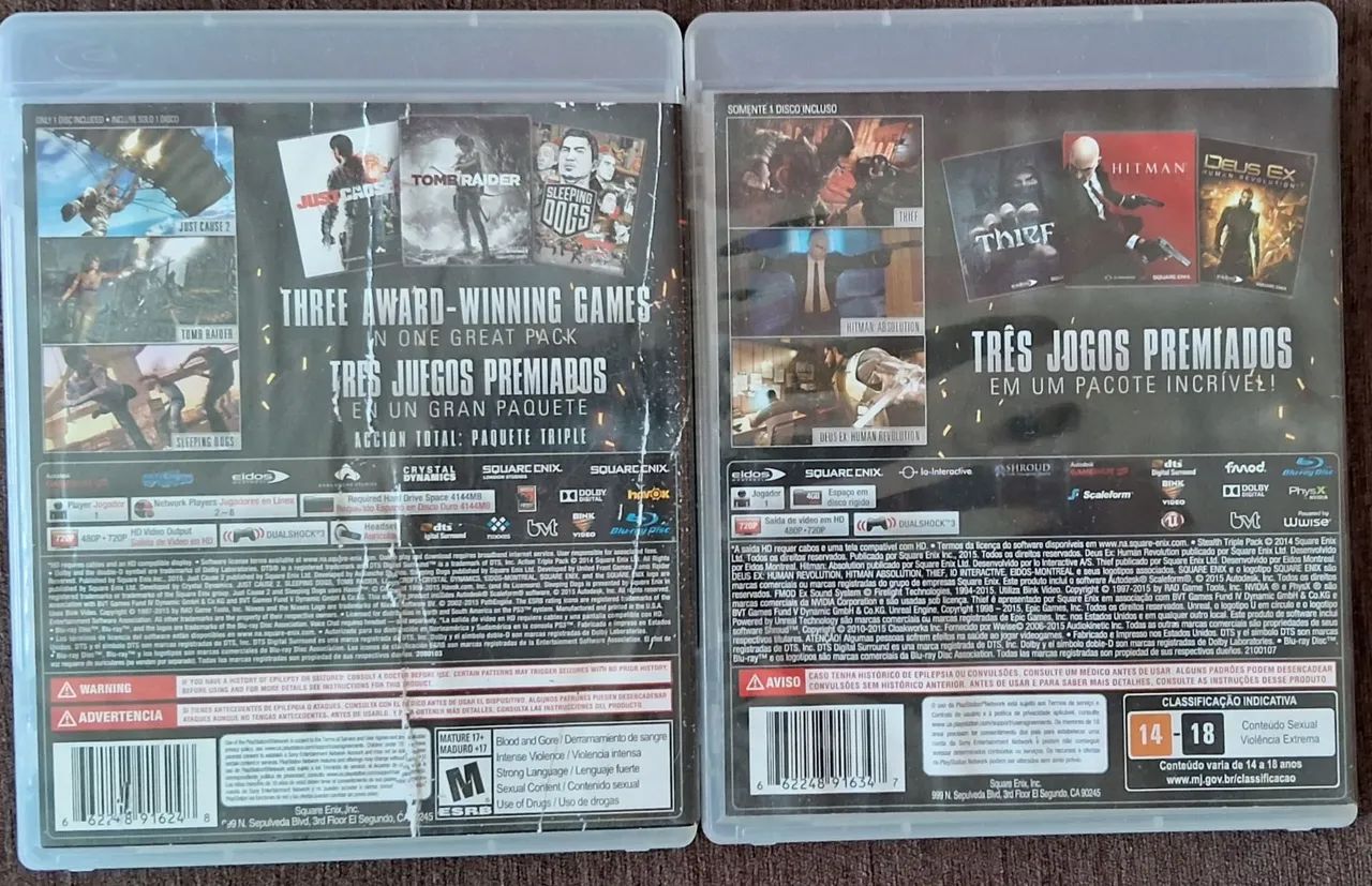 Pacote Ultimate Stealth Triple e Pacote Ultimate Action Triple Pack PS3 - Foto 4