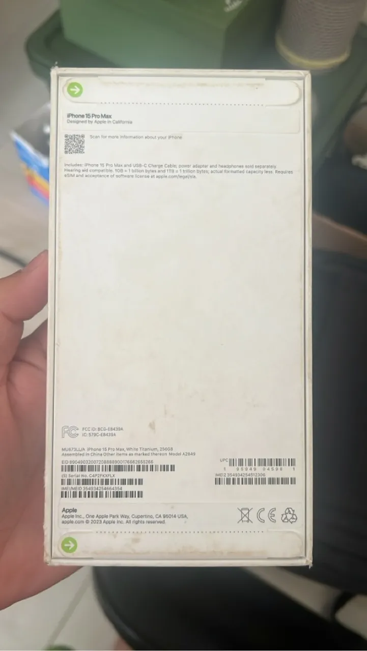 iPhone 15 pro max NOVO LACRADO