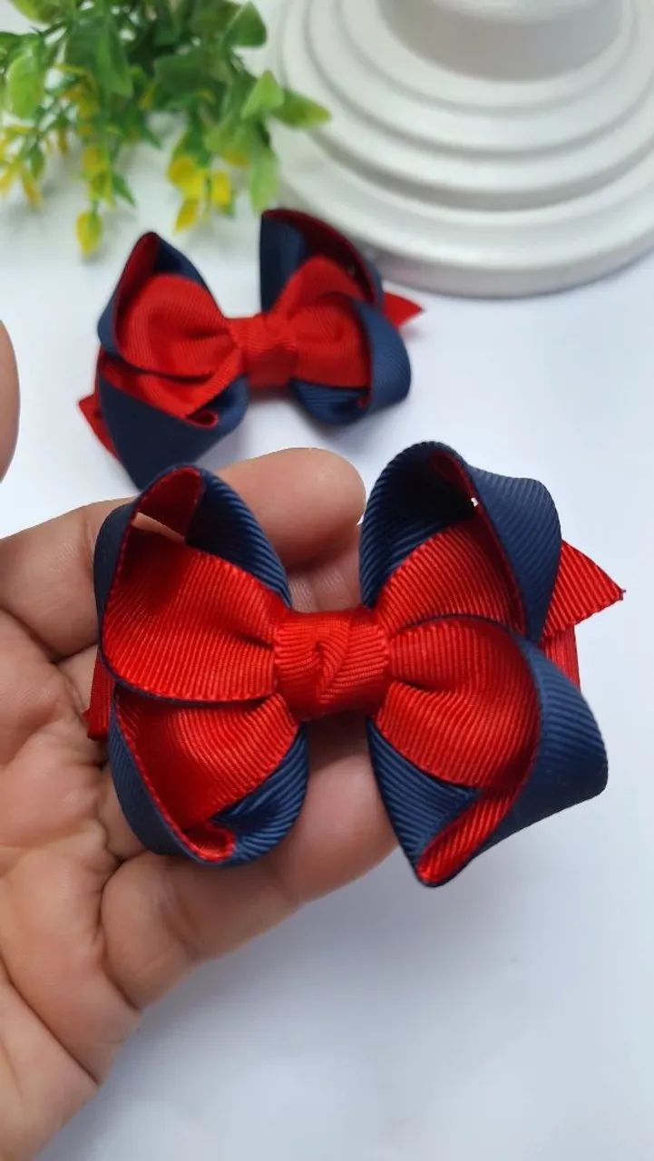 Laços de cabelo infantis - diversos modelos e cores - Foto 4