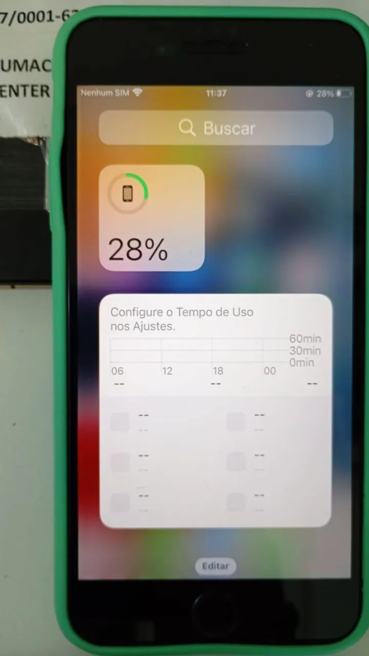 IPHONE USADO COM DEFEITO NA PLACA