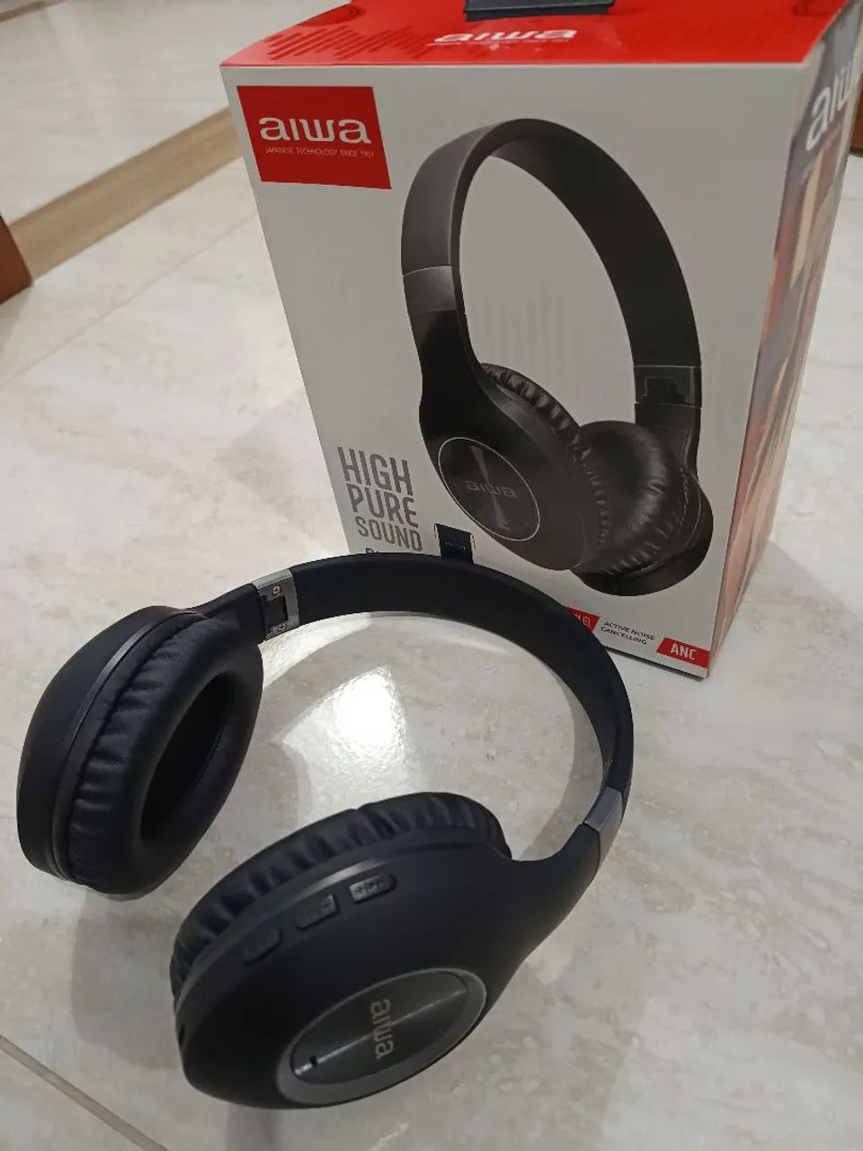 Fone de ouvido Aiwa Bluetooth com cancelamento de ruído - Foto 2