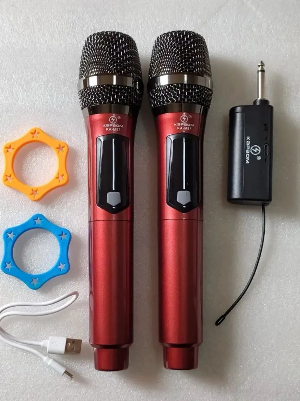 Microfones Sem Fio Duplo - Karaokê e Apresentações - Foto 4