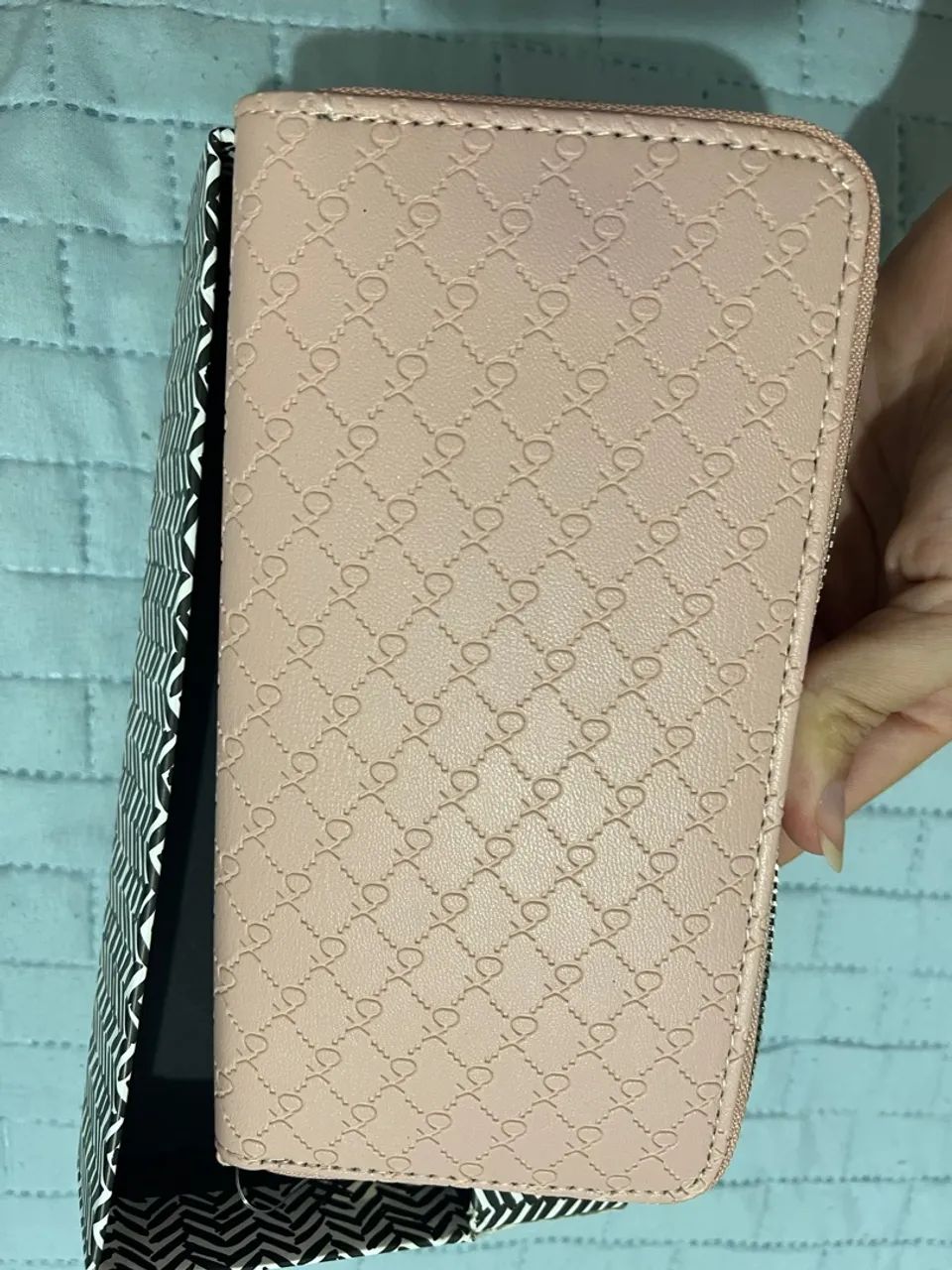 Carteira Feminina XOXO Rosa - Foto 2