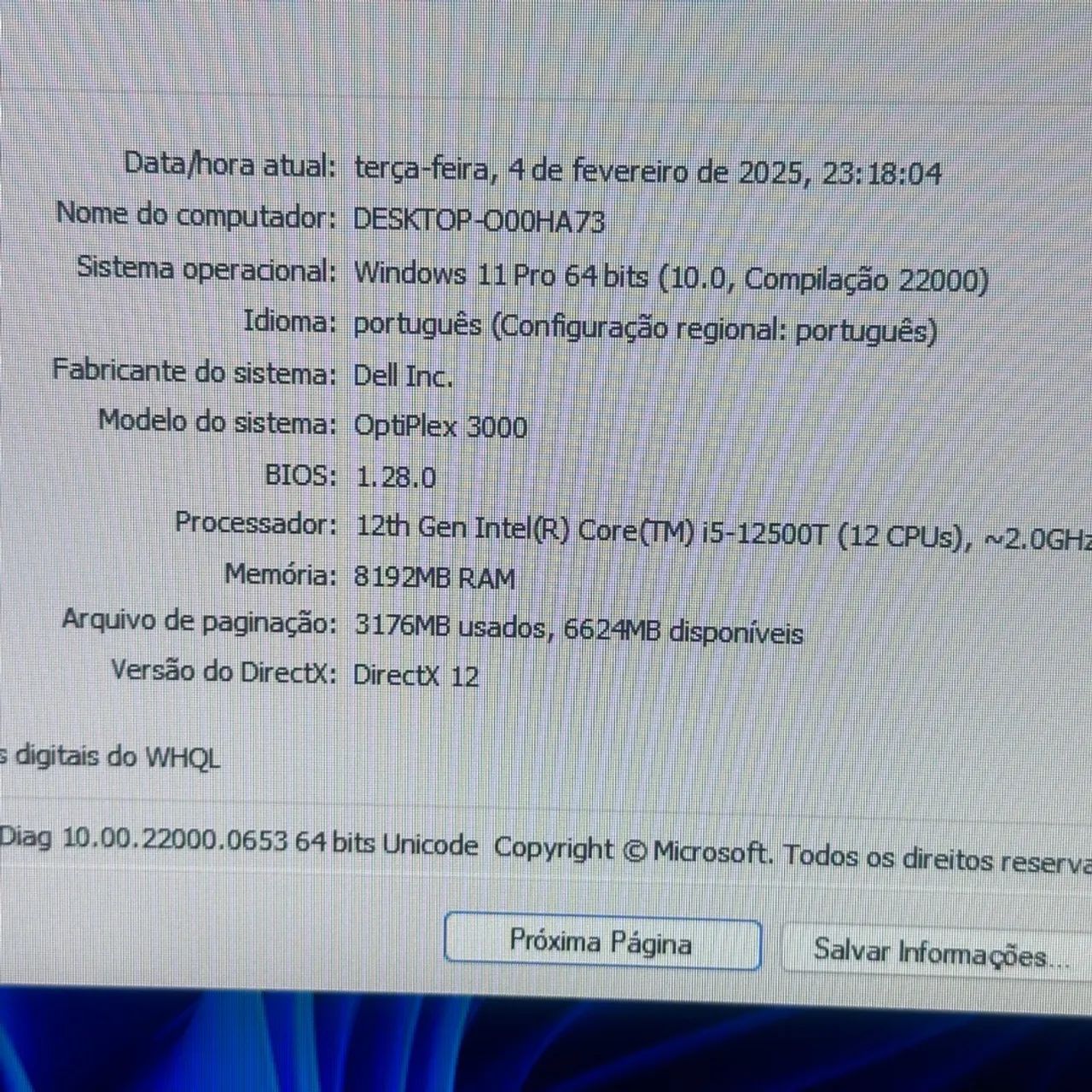 Micro PC Dell Optiplex i5 - 12ª Ger 8GB M2: 256GB + Monitor Dell 24 Pol. Full HD  - Foto 4
