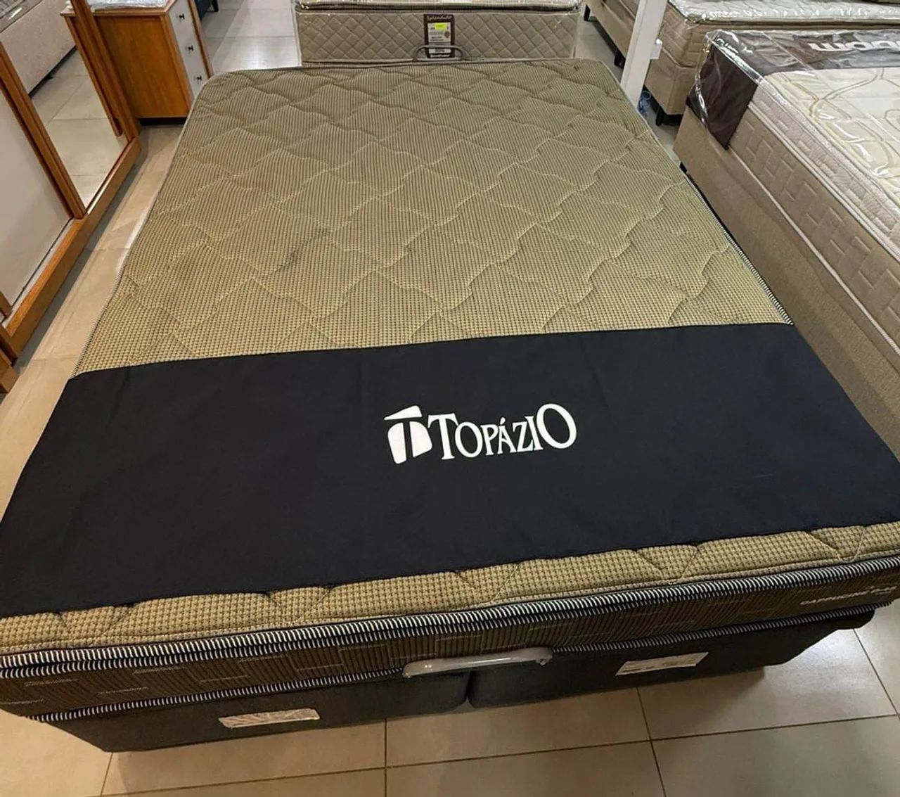 Cama box colchão D45 sem molas  - Foto 2