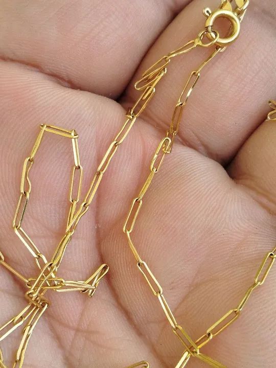 Corrente Maciça em Ouro 18k750 - 64cm - 3,8g - Foto 5