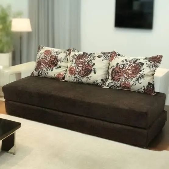 Sofá Cama + Almofadas (Frete Grátis Região Dos Lagos )