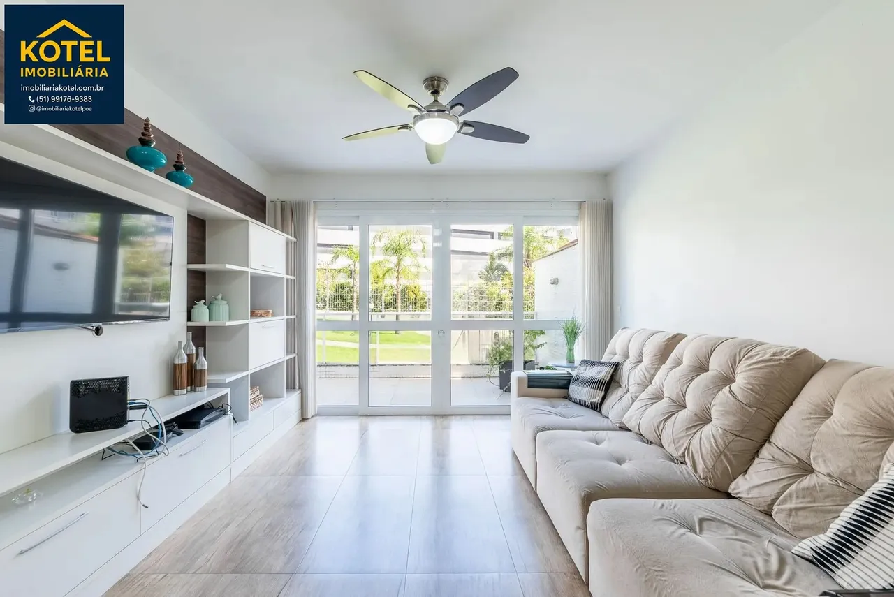 Apartamento Garden com 107m² e 3 dormitórios, 1 suíte, 2 vagas