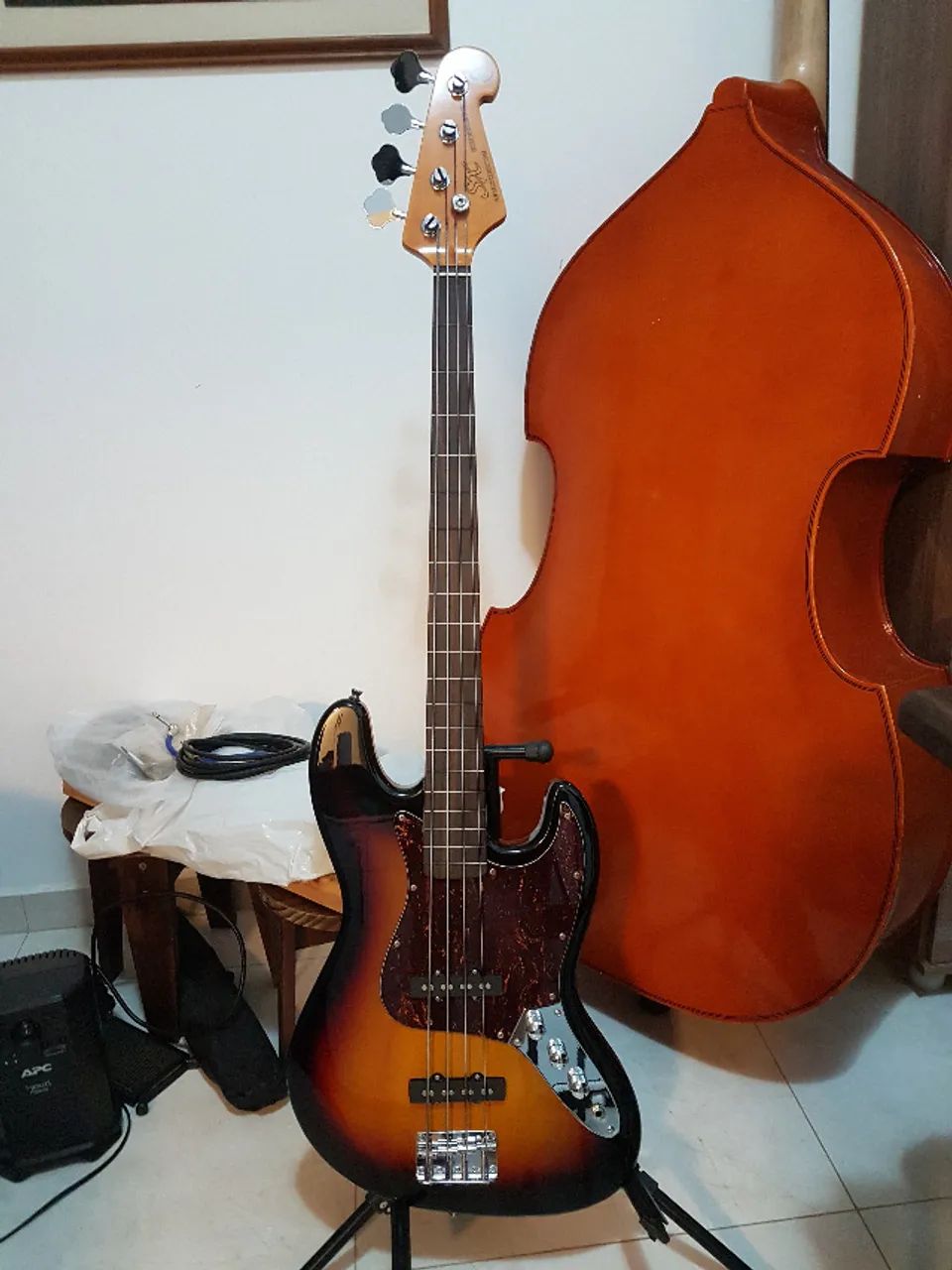 Baixo SX SJB62 fretless