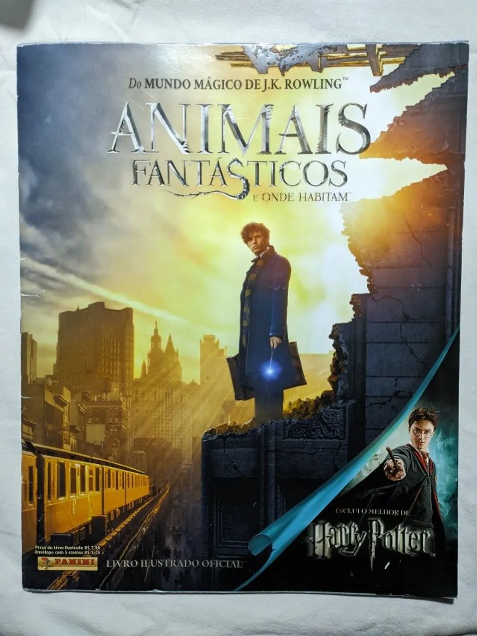 Kit Album de Figurinhas + figurinhas repetidas Animais Fantásticos Harry Potter