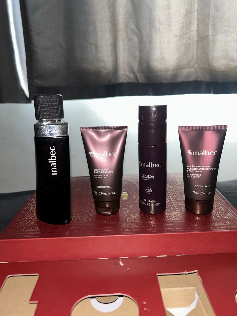 Kit Malbec Boticário (4 itens)