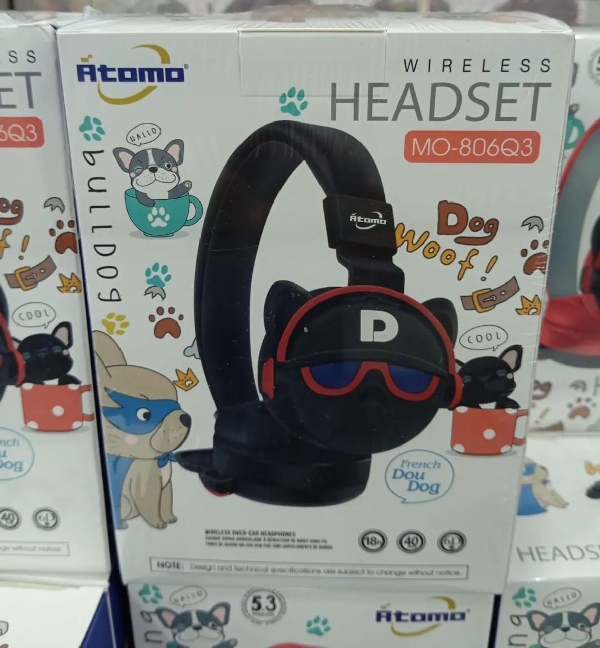 Headset sem fio modelo MO-806Q3
