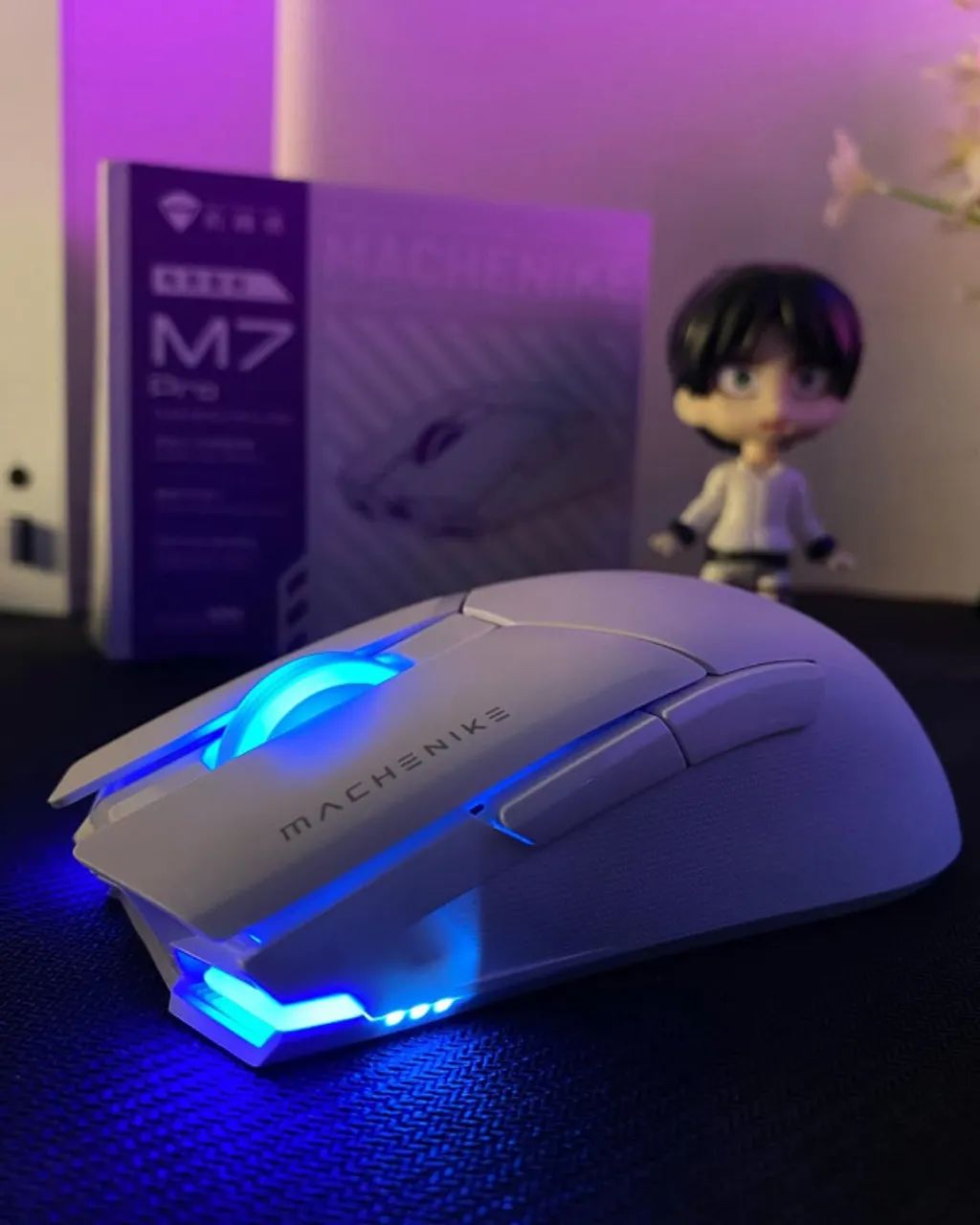 Mouse Gamer S/fio Machenike M7 Pro Pw3395 Novos Lacrados - Somente Hoje ! - Foto 4