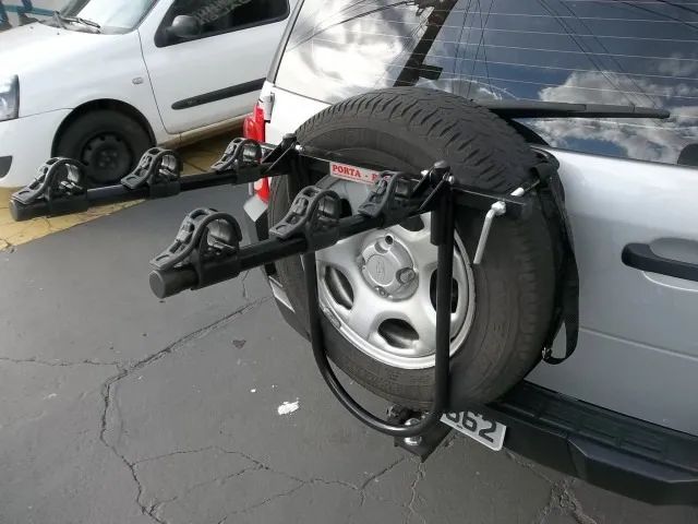 Transbike/Suporte fixo no estepe para até 3 bicicletas Novo