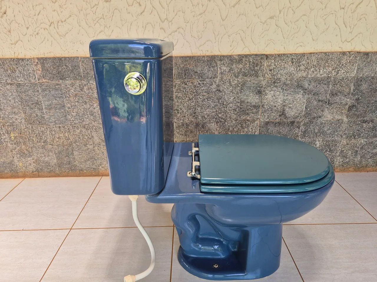 Vaso Sanitário Azul  - Foto 4