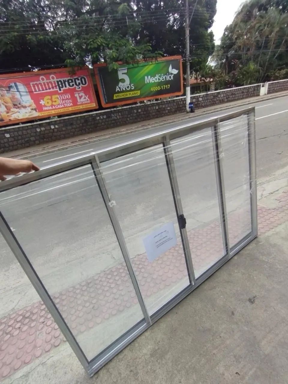 Queima de estoque! Janela 1,00x1,50 4 folhas 