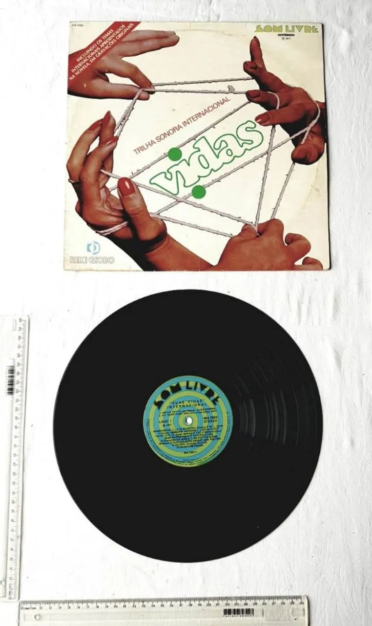 Disco Vinil - LP - Novela da Globo - Duas Vidas - 1977 - Foto 5