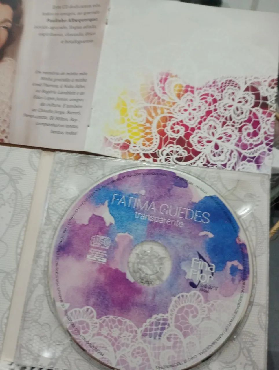 CD Transparente - Fátima Guedes - Foto 4