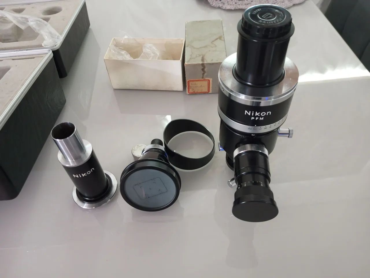Nikon M-35 S com acessórios - Foto 5