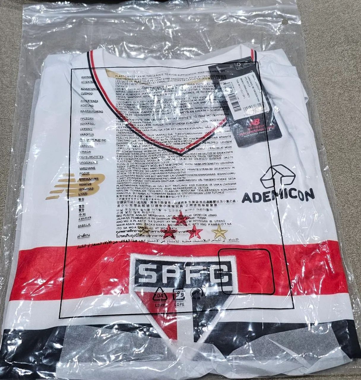 Camisa São Paulo FC New Balance 2025/26 Roupas Jardim