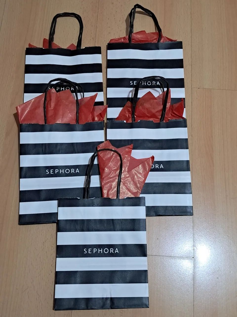 Kit 5 sacolas Sephora  - Foto 2