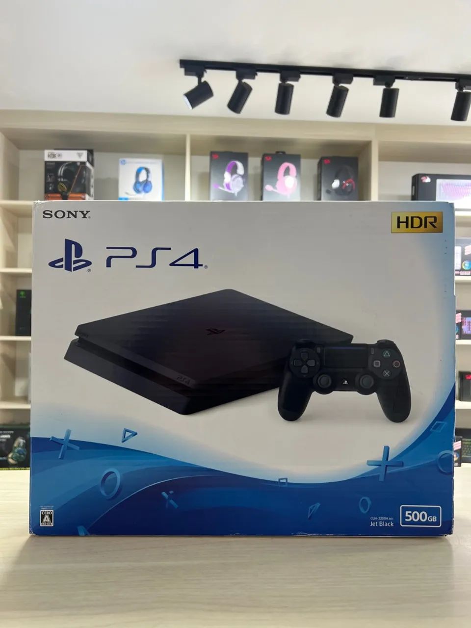 PS4 Slim 500gb - Até 12x sem juros, Loja Física - Consoles de