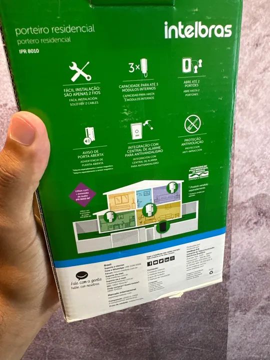 Porteiro Eletrônico Intelbras IPR 8010 - Novo - Foto 3