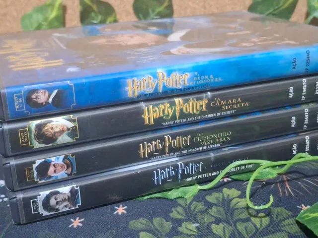 combo harry potter - dvd's + livro