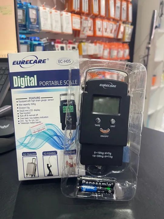 Balança Digital Portátil 50kg - EURECARE EC-H05