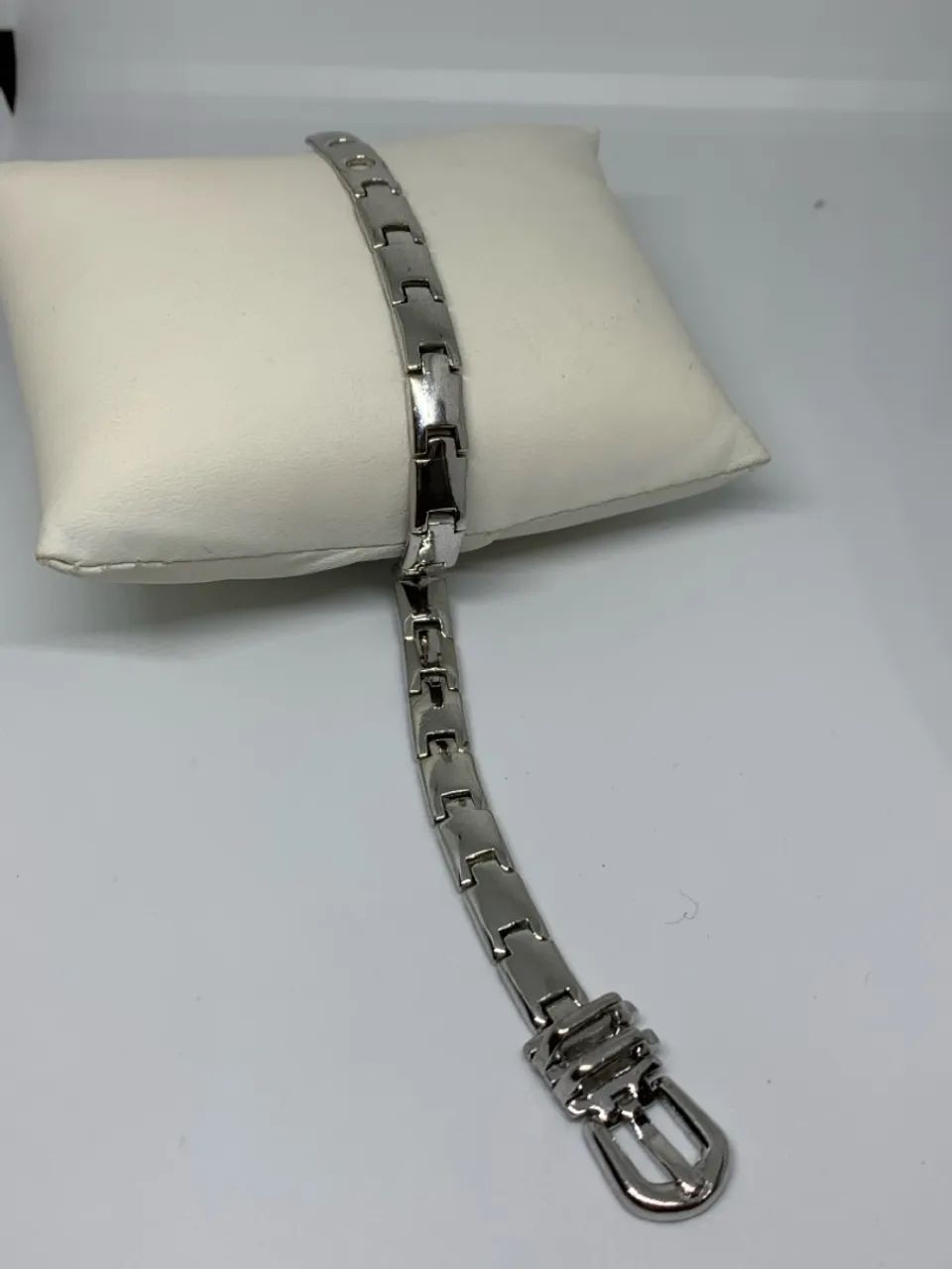 pulseira silver con designer fivela - Foto 4