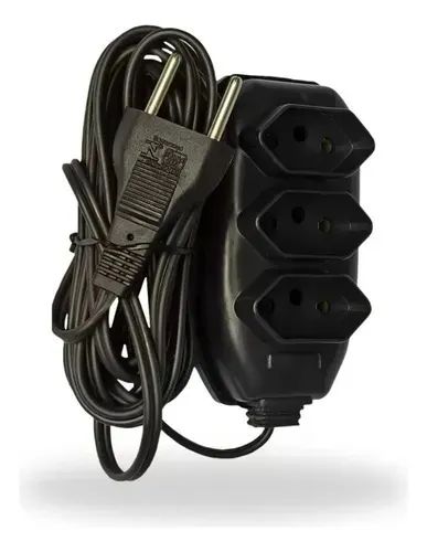 Extensao Eletrica 3 Tomadas 10 Metros  Multiex 10A 10m - Nova Loja Coimbra Computadores