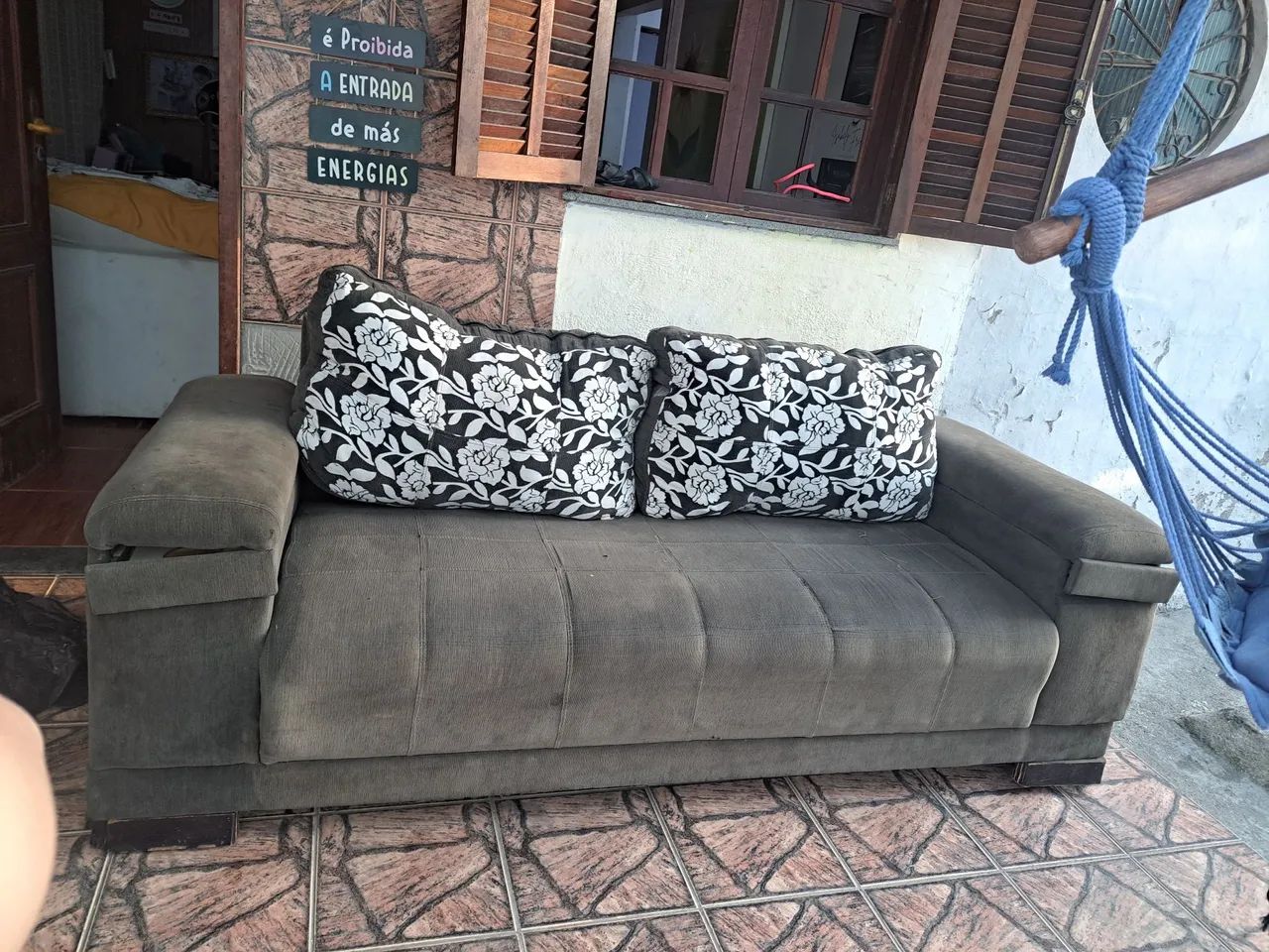 SOFÁ GRANDE CINZA (usado)64618163430659121