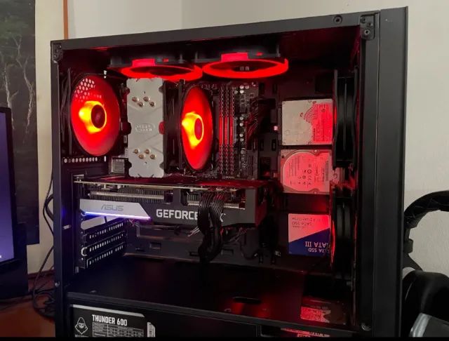 Kit  Gamer Amd Ryzen 5600x + B450m aorus + 24gb Ddr4+ SSD M2  Cor Preto Kit  - Foto 6