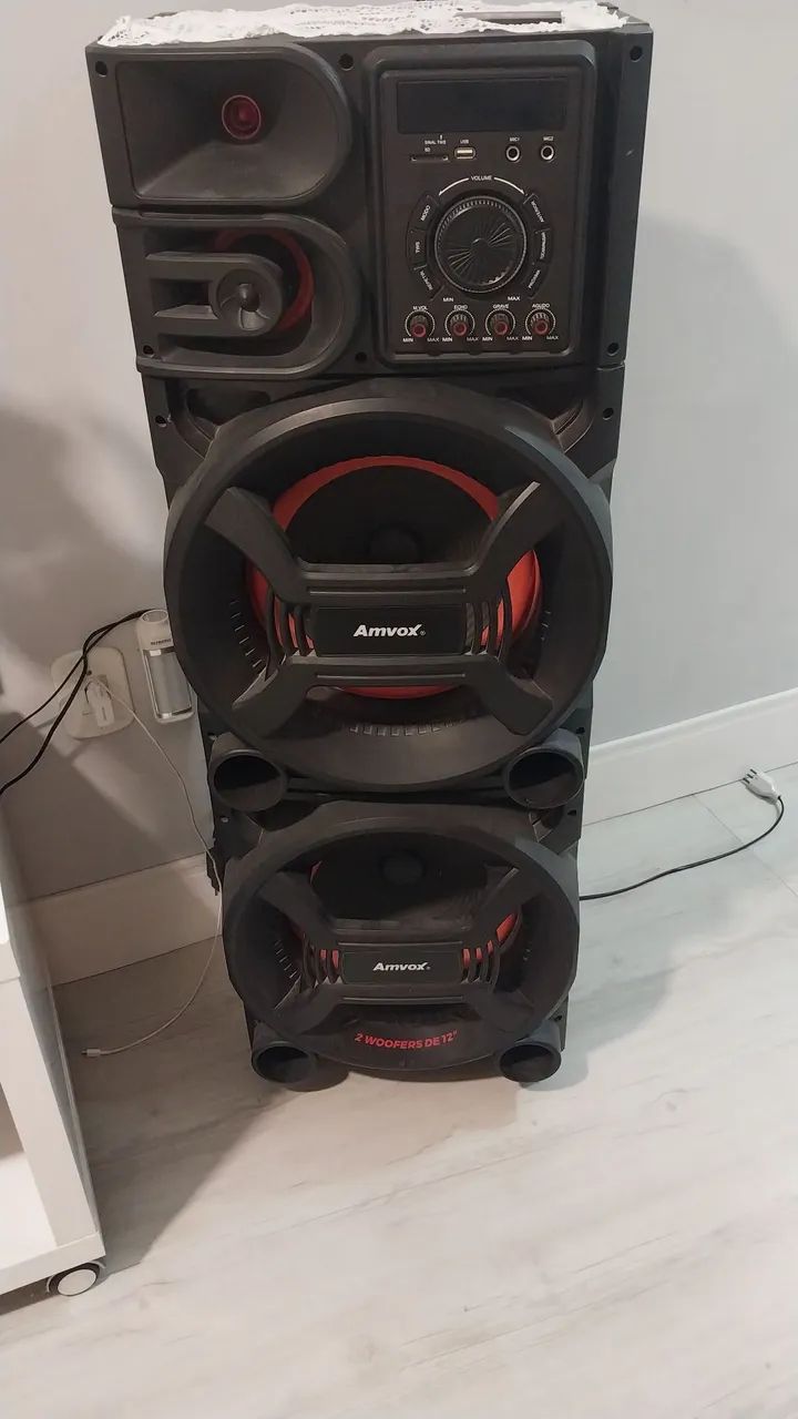 Caixa de Som Amvox 1500W RMS Bluetooth - Foto 3