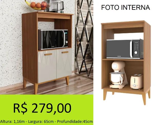 BALCÃO MULTI USO COM PÉS