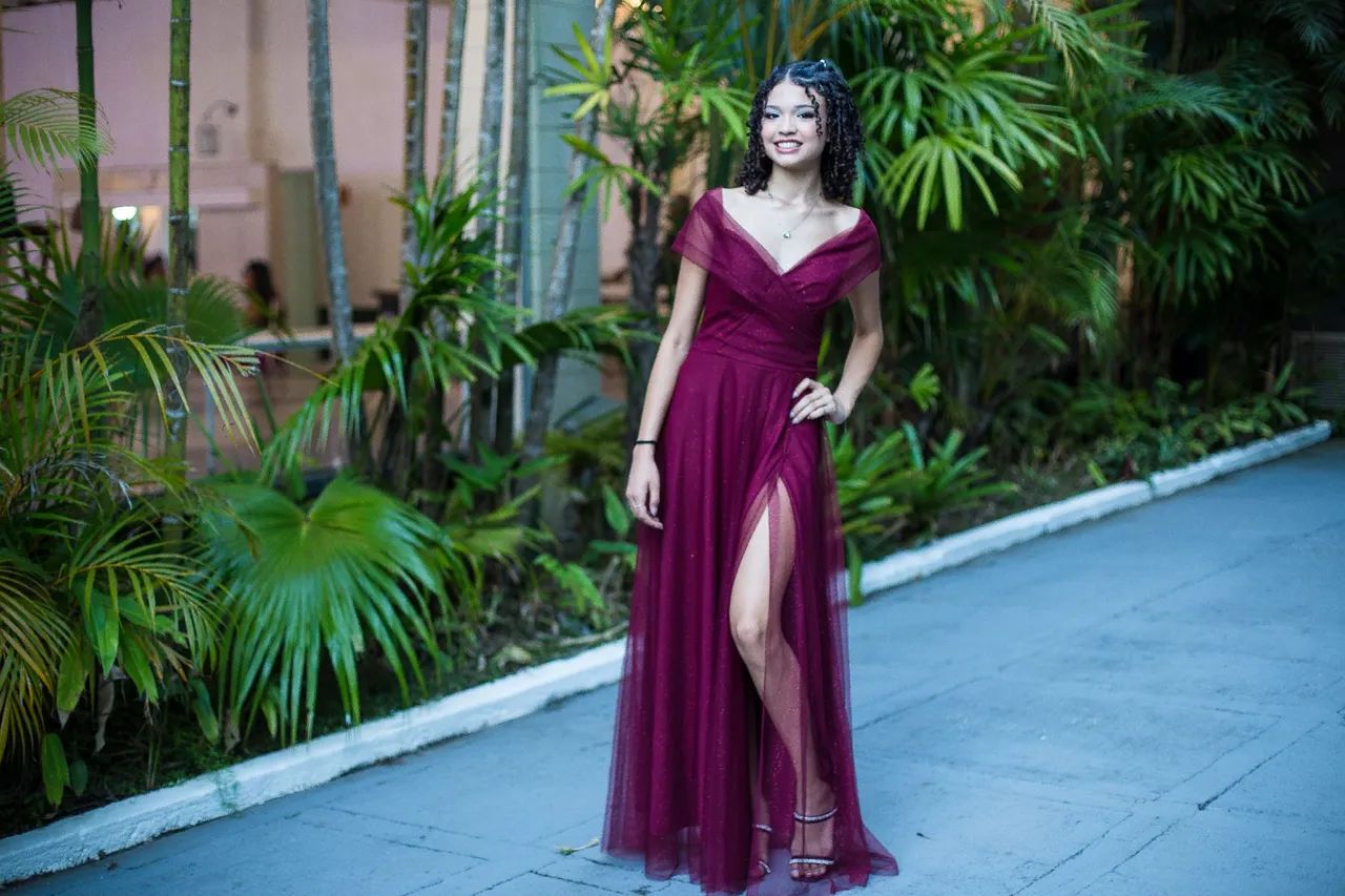 Vestido de festa Marsala  - Foto 5
