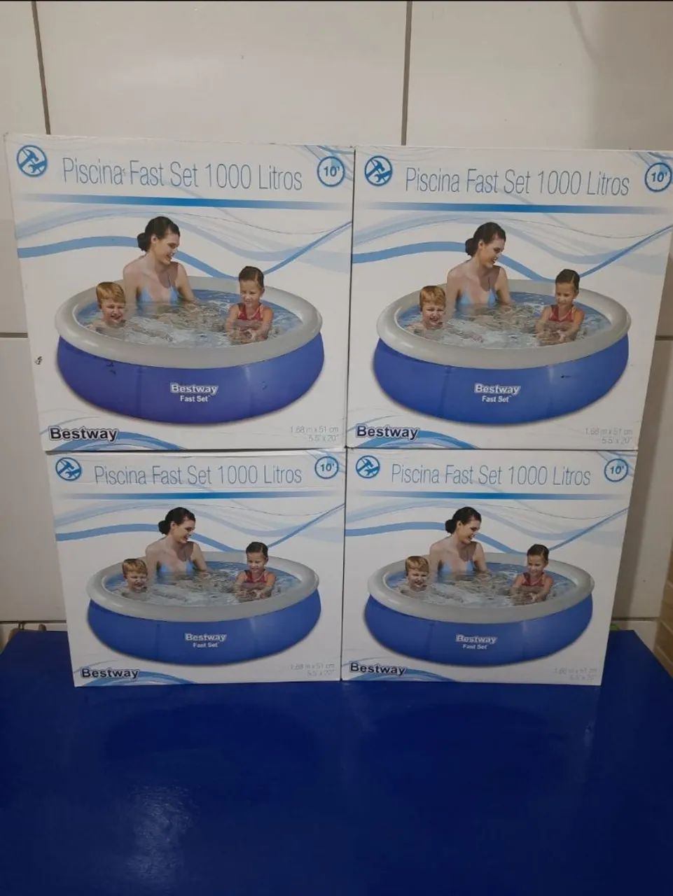 piscina 1000 litros inflável