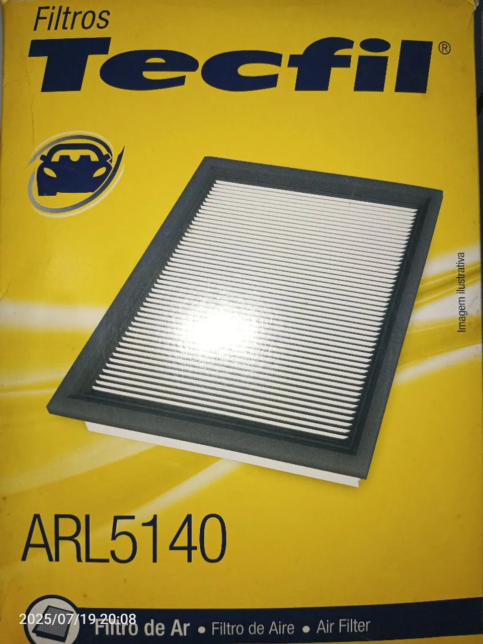 Filtro de Ar Tecfil ARL5140 - Master 2.3 16v 140cv (2013 em diante)