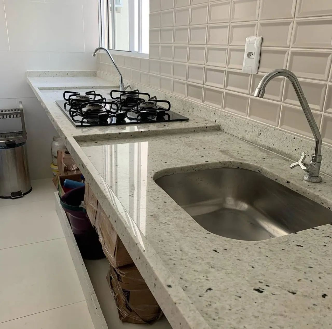 Cuba de banheiro é Cozinha em Mármore e Granito  - Foto 3