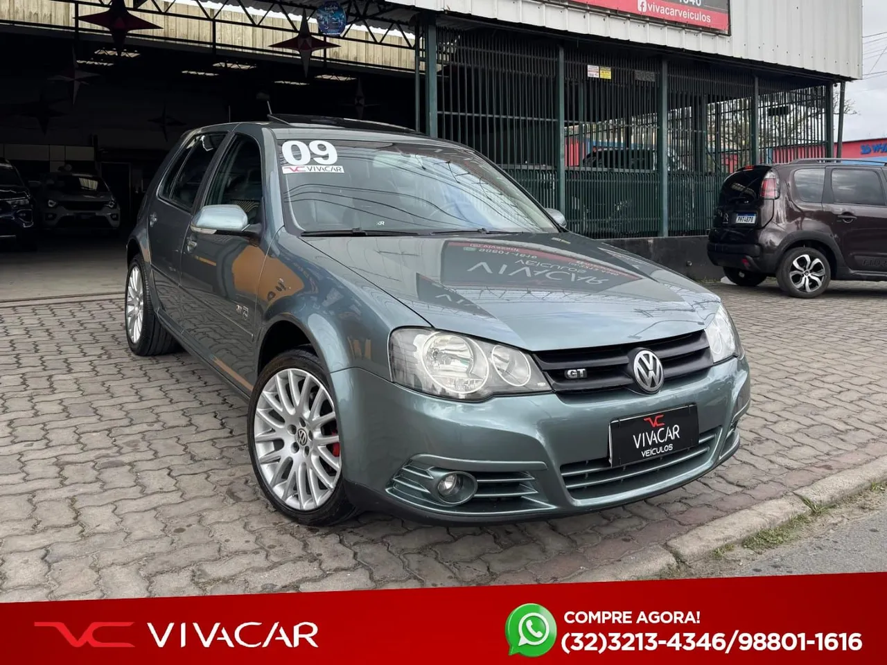 GOLF GT 2.0 MANUAL 2009 ( COM TETO SOLAR E RODAS ARO 17)