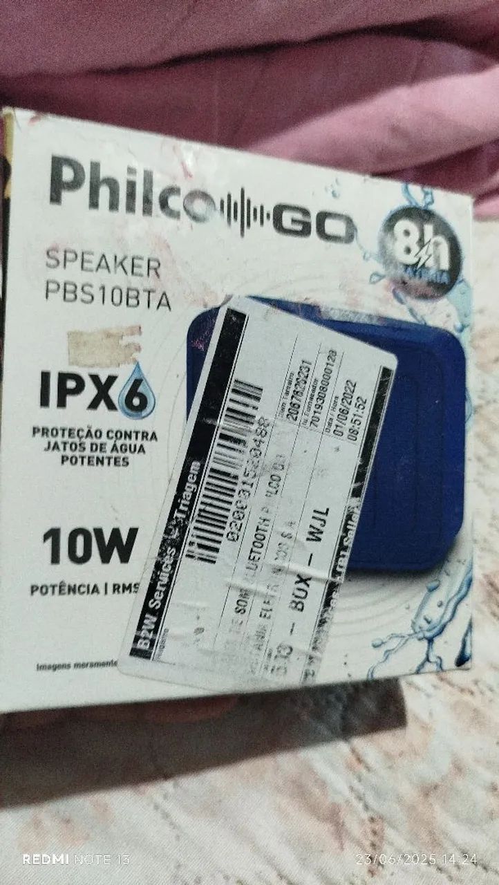 Caixa de Som Philco GO Bluetooth. - Foto 3