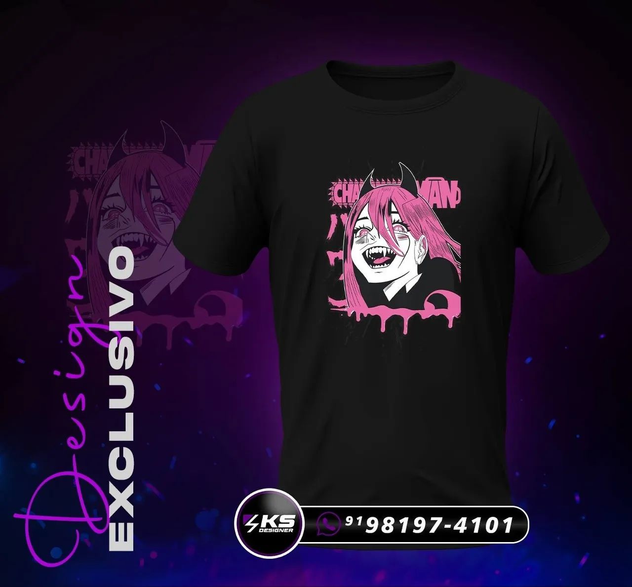 Camisa Preta Personalizada DTF - Foto 5