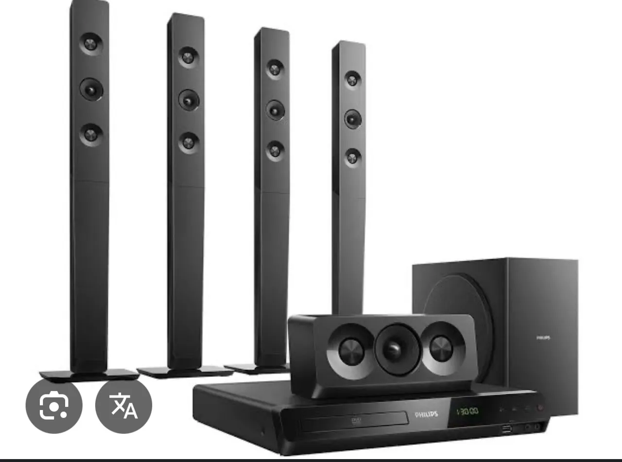 Home Theater Philips - DVD Player e Caixas de Som